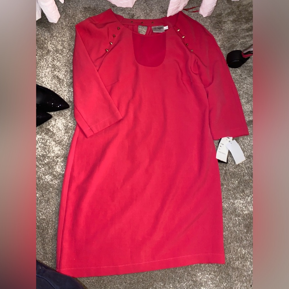 NWT J. Taylor Pink Midi Dress
